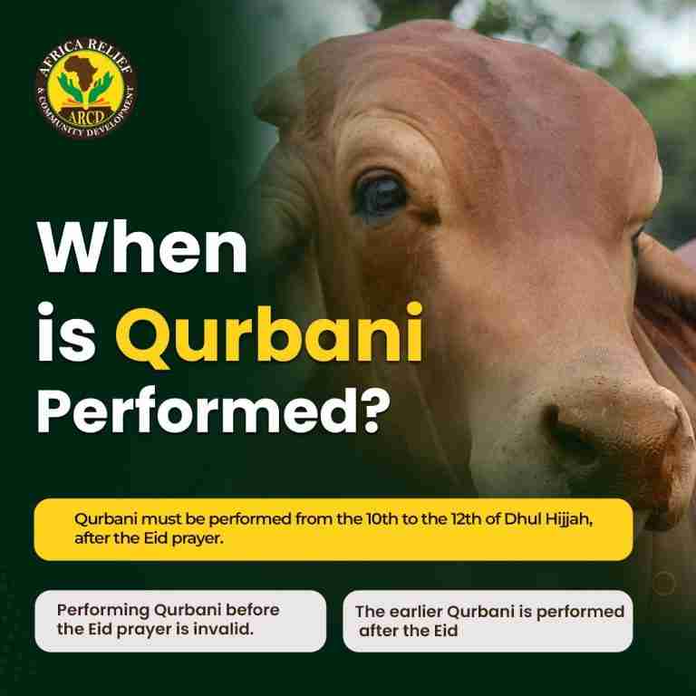 When is Qurbani Performed